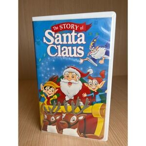 The Story of Santa Claus VHS Vintage 1996 Animated Nostalgic Movie CBS Video